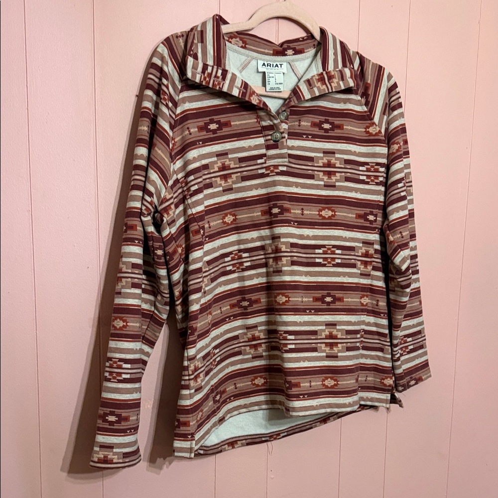 Ariat Southwestern Patterned Pullover - image 1